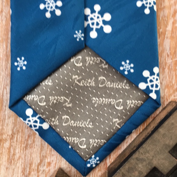 🎄KEITH DANIELS Men’s Christmas Snowman Neck Tie - Picture 8 of 8